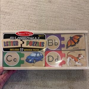 Melissa & Doug Colorful Alphabet Puzzle Set